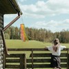 Satin Ribbon Windsock Streamer, Outdoor Decorations for Your Patio, Garden,