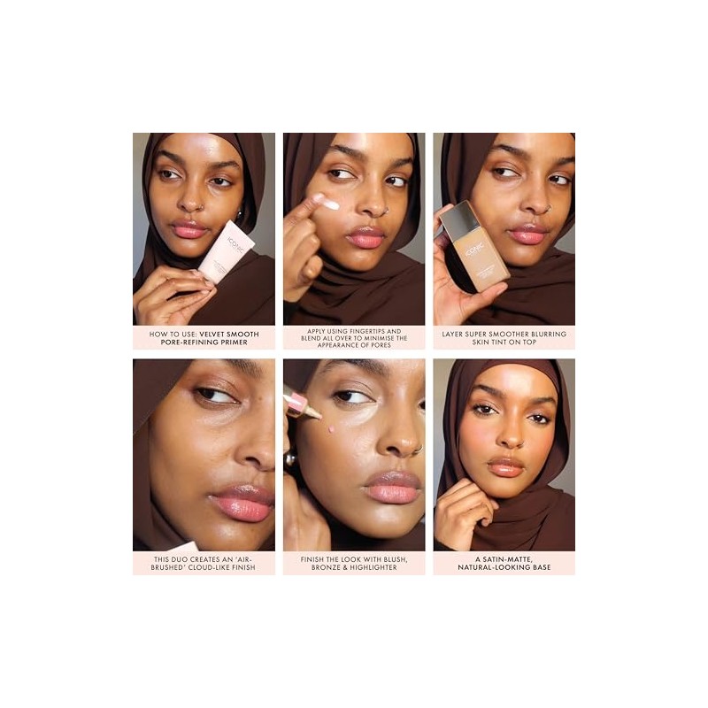 Velvet Smooth Pore-Refining Primer by Iconic London for Women -