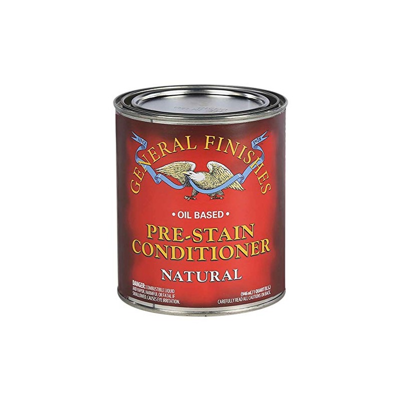General Finishes Oil Based Pre-Stain Wood Conditioner, 1 Quart