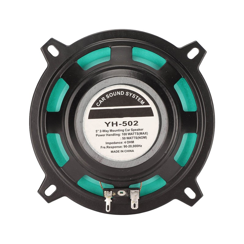 Car Coaxial Speaker Stereo, 100W, 4 Ohm, Medium Range, High