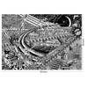 Antelope - 1000 Piece Puzzle for Adults, Cyber City Black