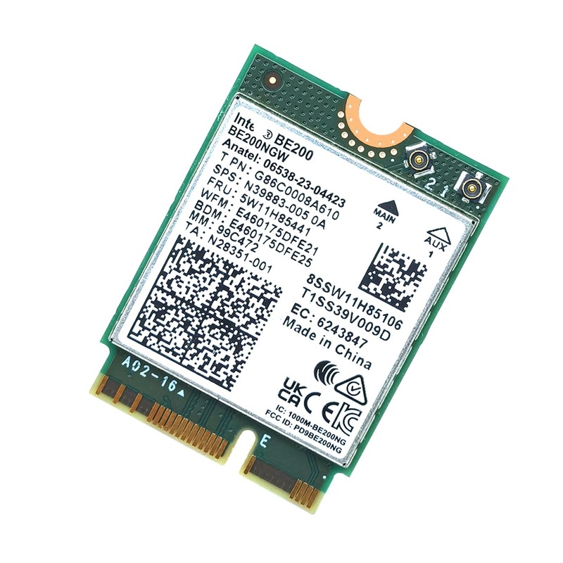 DIGISHUO WiFi 7 BE200 BE200NGW M.2 WiFi Card | BT5.4