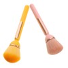 Outanaya 2pcs Versatile Powder and Blush Brushes for Loose Powder