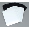 docsmagic.de 200 Premium Bi-Colour Card Sleeves Mat White/Black Standard Size