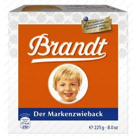 Brandt Der Markenzwieback ( Rusk Bread ) - 225 G