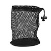 fasient1 Golf Ball Bag Black Mesh Nylon Sack Bag Portable