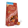 Lindt LINDOR Fall Pumpkin Spice Milk Chocolate Candy Truffles, 8.5