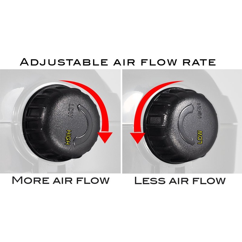 Aquatop Breza Aquarium Air Pump Single Outlet, Super Quiet, up