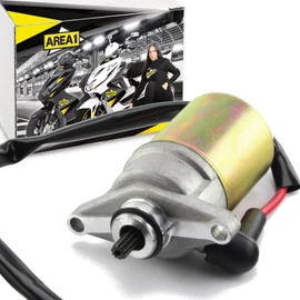 Area1 Starter Motor for 50 cc China 4-Stroke Scooters such as GY6 139QMB/QMA AGM Nova Alpha Motors Direct Bikes Dafier ATU Explorer FlexTech GT Union Guoben Vanguard Yiying Hongzhou Lingtian