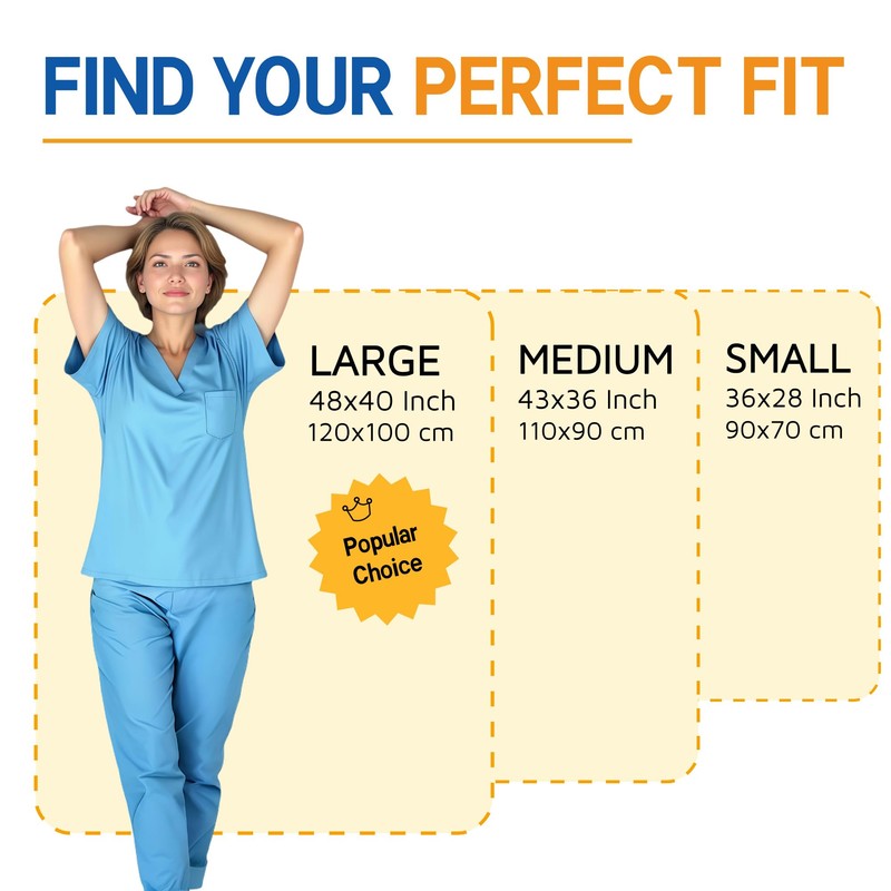 NurtureCare Upgraded 3-Layer Comfort Positioning Bed Pad with Handles Washable