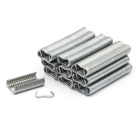 Svauoumu 600 Pcs Hog Ring, Type M Nail, Hand Tool for Animal Pet Cages Chicken Cages