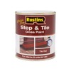 RUSTINS Quick Dry Step and Tile Paint, Red, 500 ml