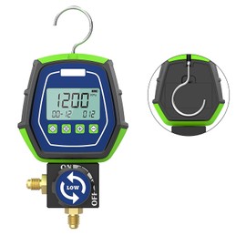 MOTOCOCHE R32 Digital Installer Aid with Built-in 90 Refrigerants for Vacuum Pump Air Conditioning and Testing the Maintenance of Air Conditioning, Refrigerator