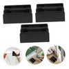 Operitacx 3pcs Shower Door Track Guide Moisture Resistant Floor Stoppers