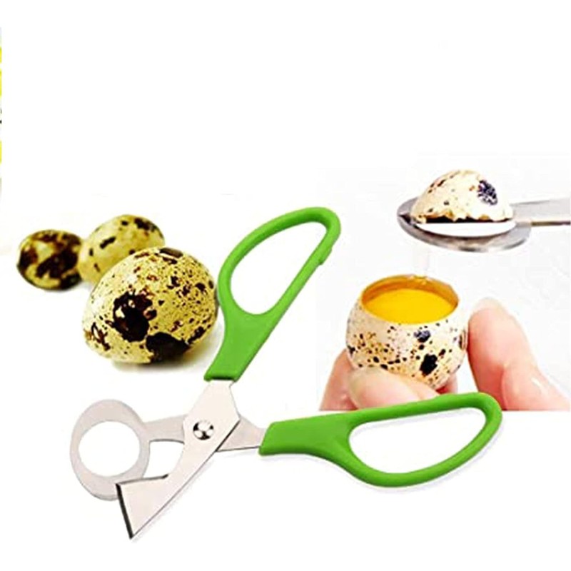 LATRAT 10 Pieces Quail Egg Slicer, Quail and Pigeon Egg