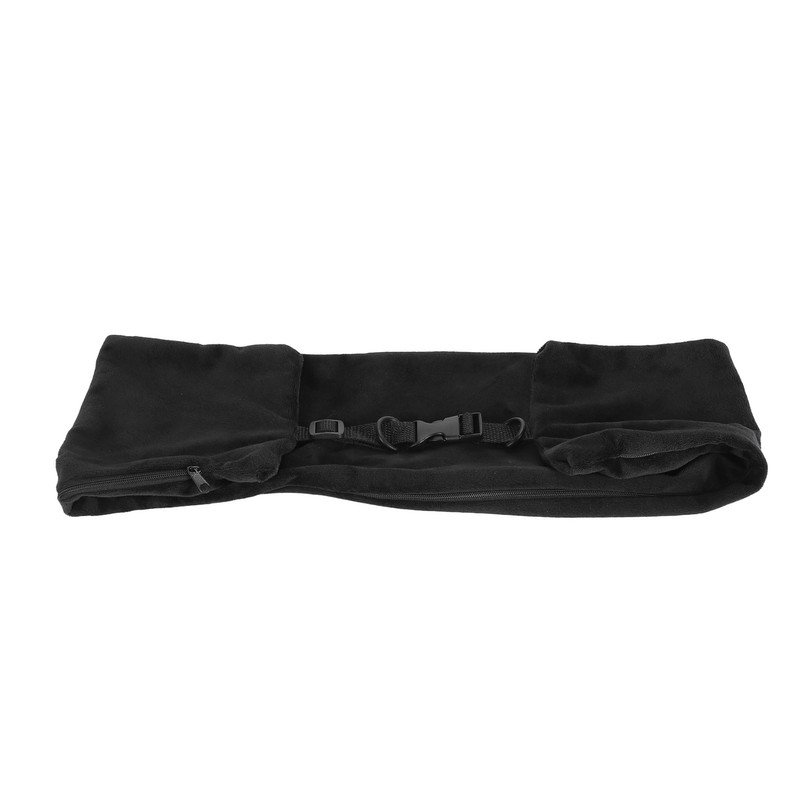 2 Pack Stuffable Travel Pillow Soft Velvet Fillable Airplane Neck