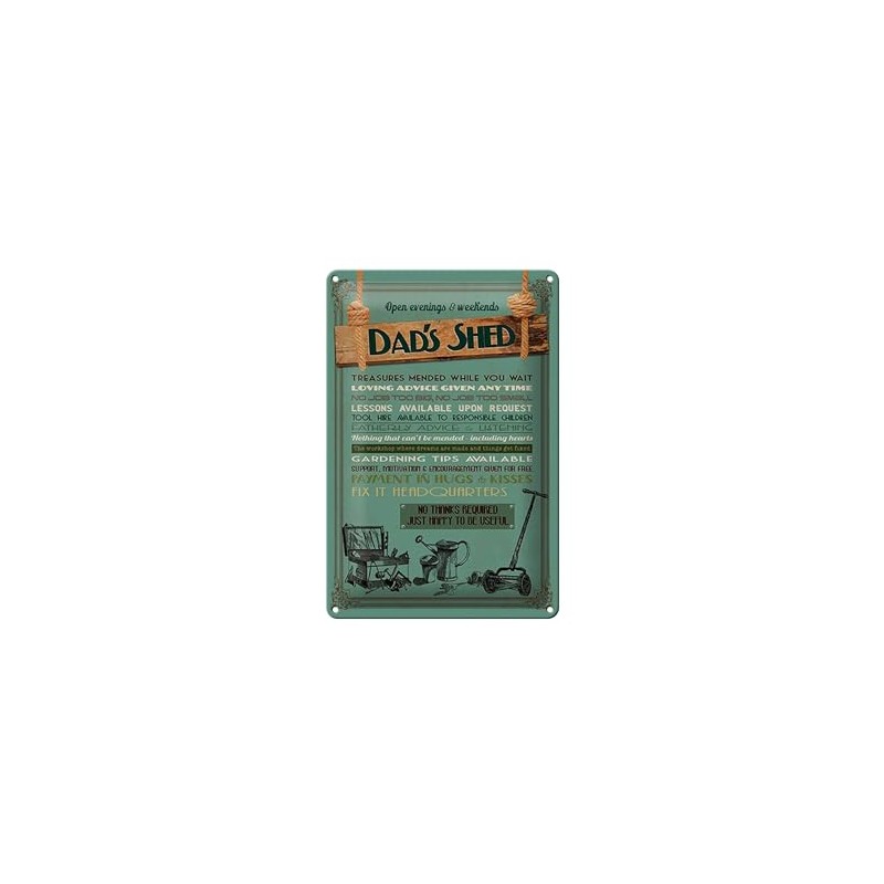 Tin Sign 20 x 30 cm – Made in Germany