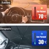 Parasol para Auto, Parasol para Parabrisas de Coche Plegable, Cubre