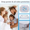 Single Mattress Protector - Extra Deep Quilted Fitted Mattress Cover