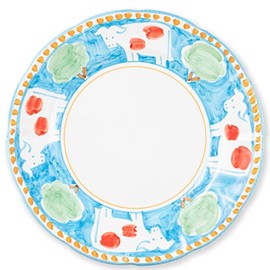 Vietri Campagna Mucca Service Plate/Charger 12" D Terra Cotta Charger Plate, Dinnerware Plate Charger
