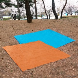 2m Large Outdoor Picnic & Hiking Mat Picnic Mat Blue 2ea