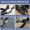 Thapncow 2 Piece Bicycle Tow Bar Tow Bar Bicycle Tow