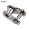 uxcell 6Pcs #50 Chain Offset Half Link Roller 5/8" Pitch