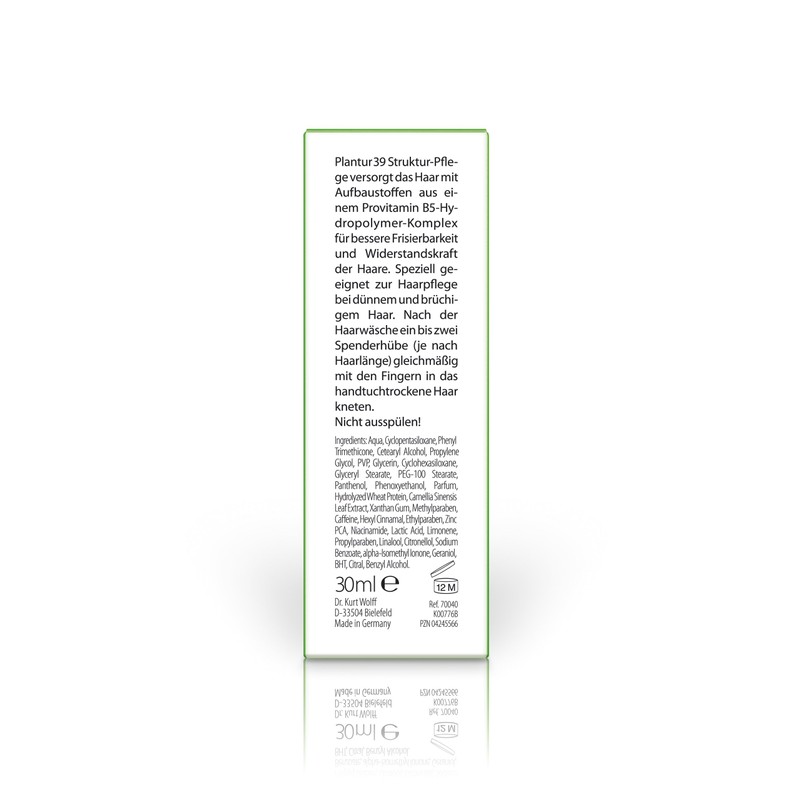 Plantur 39 Structure Care 1 x 30 ml - Gives