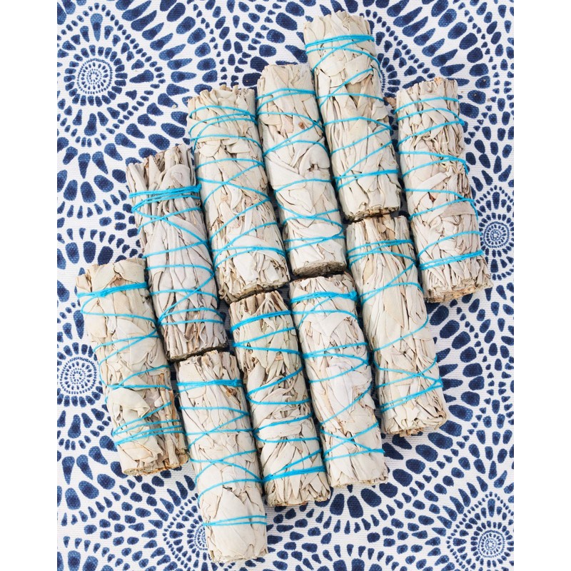 50 White Sage Smudge Sticks 4" ~ Sustainably Harvested ~