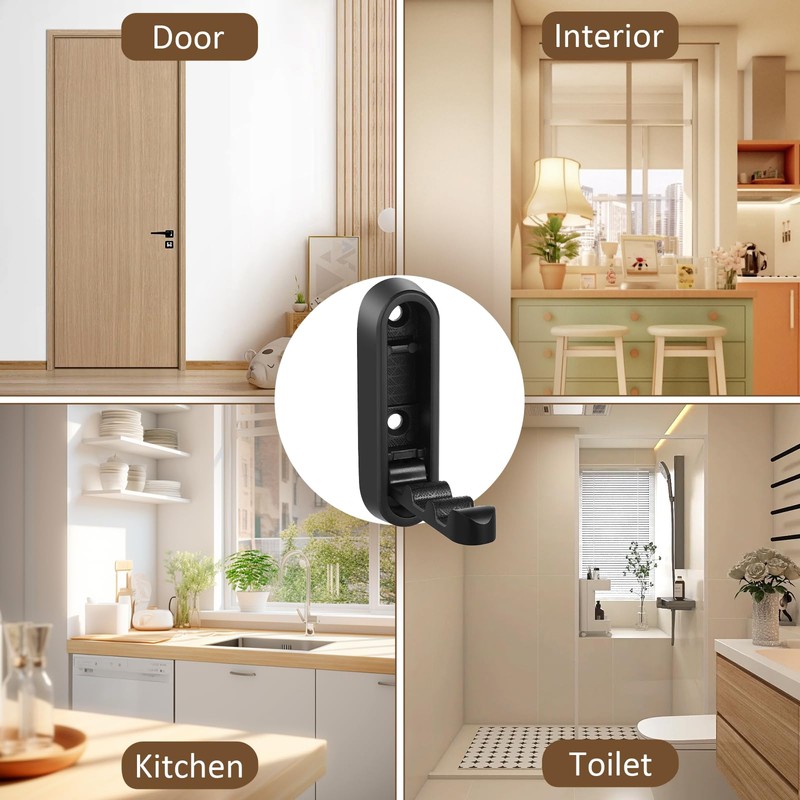 Gonggi 4pcs Glod Foldable Coat Hook for Wall - Heavy