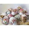 Ukrainisches Kunsthandwerk® 21 Easter Eggs for Hanging / Foil Covered