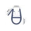 Keyplumb Shower Seal Strip 90cm Bubble Shaped 4-6mm Thick Door