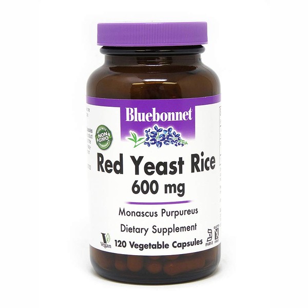 BlueBonnet Red Yeast Rice Supplement, 120 Count