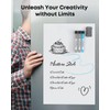Unicife Magnetic Whiteboard for Fridge, 33 x 50 cm, Magnetic
