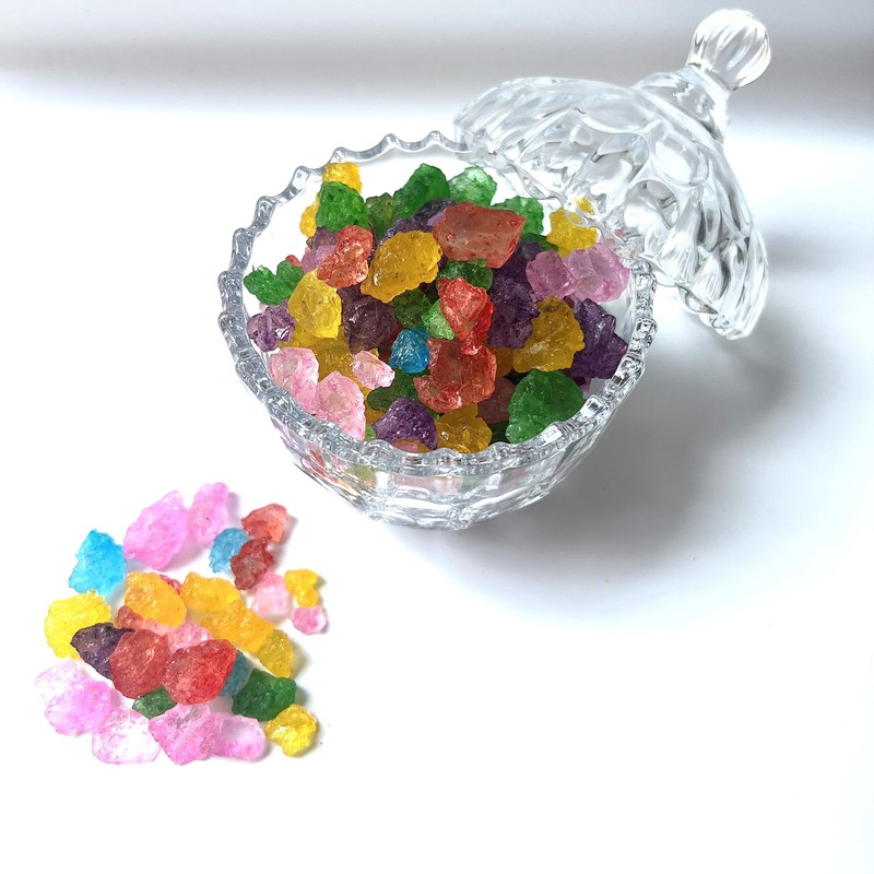 SweetGlob Old Fashioned Large Rock Sugar Candy Gems, Lump Sugar