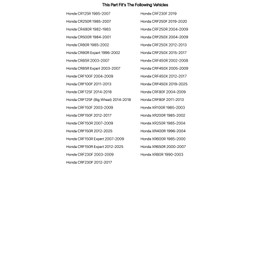 Tusk Engine Kill Switch for Honda CRF250X 2004-2009,2012-2013,2015-2017