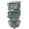The Miami Square Reader Reading Glasses, Plastic Squared Style Eyeglasses