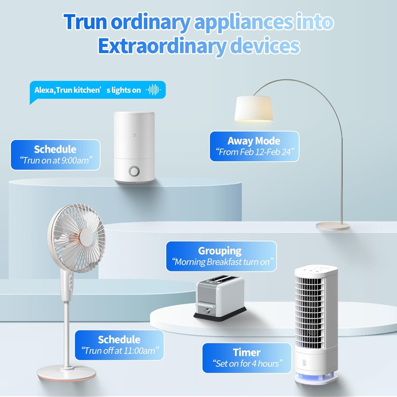 Smart Plug WiFi Socket with RGB Light Ring – 2