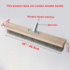 16" Heavy-Duty Rough Surface Floor Brush,Stainless Steel Wire Large Deck