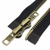 MebuZip #8 24 Inch Antique Brass Two Way Separating Jacket