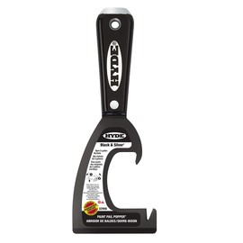 HYDE 02996 Opener, for Use with Removing Plastic 5 Gal Bucket Lids and Pail Tops, 3", Black/Silver