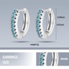 Hoop Earrings Cubic Zirconia Huggie Hoop Earrings, Cartilage Piercing Earrings