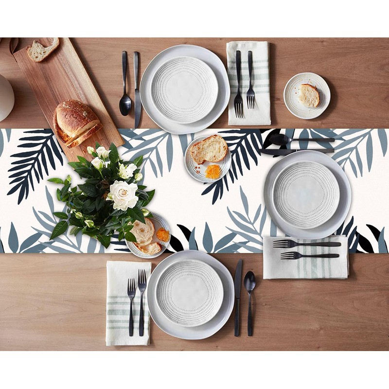 Table Runner Modern Living Room Table Runner Washable Table Runner