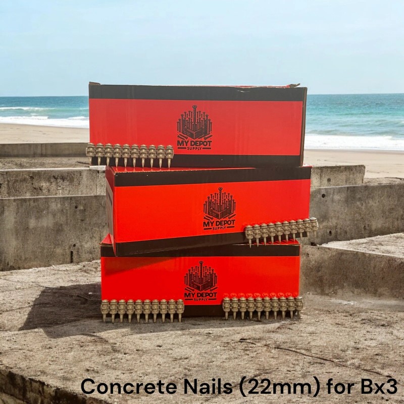 Hilti Bx3 1000x Concrete Nails for Hilti Bx3 (22mm) -Pins