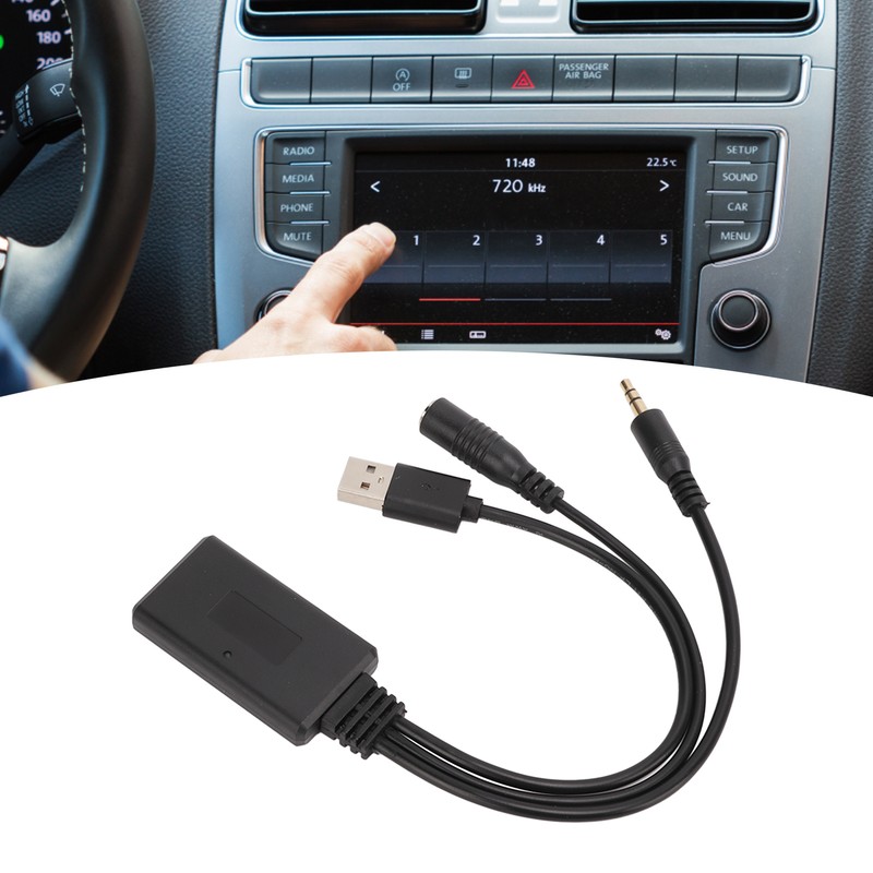 Professional Car Bluetooth 5.0 Aux in Cable USB Adapter with