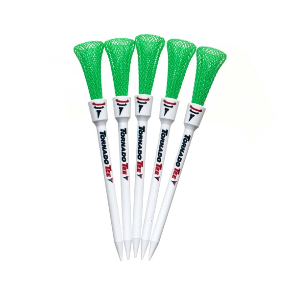 Tornado Tee 4" Long Drive High Performance Golf Tee (Neon