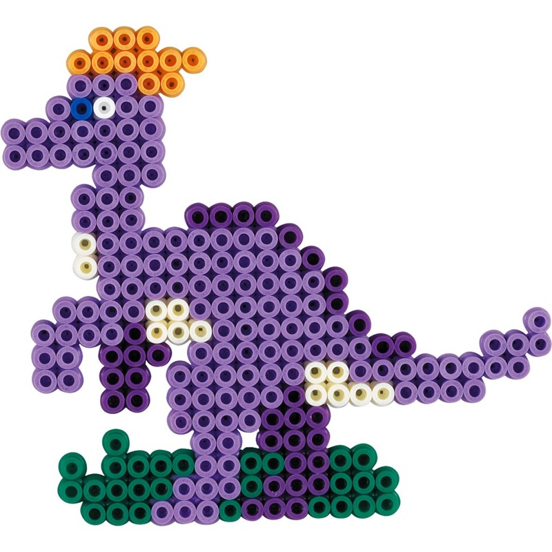 Hama 3434 Dino World Bead Set, Approx. 2000 Ironing Beads,