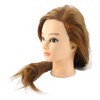 Domary Mannequin Head Hairstyling Training Head with Hair Large Volume
