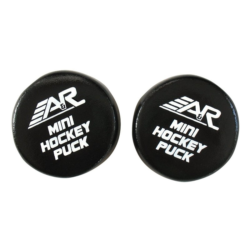 A&R Sports Mini Foam Hockey Pucks (Pack of 2)