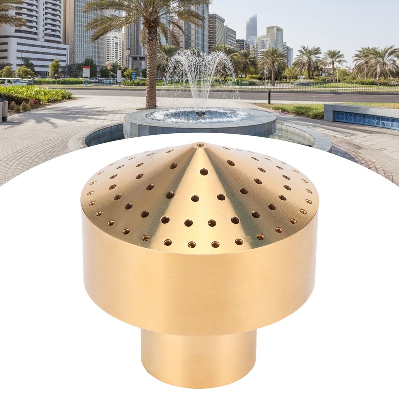 Female Thread Brass Fountain Nozzle Spray Head Sprinkler for Landscape